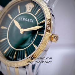 Đồng Hồ Nữ Versace V - Eternal Quartz Demi Mặt Xanh Lá 36mm