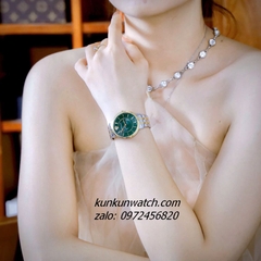 Đồng Hồ Nữ Versace V - Eternal Quartz Demi Mặt Xanh Lá 36mm