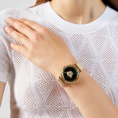 Đồng Hồ Nữ Versace Palazzo Empire Greca - Vàng Mặt Đen - 37mm