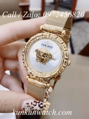 Đồng Hồ Nữ Versace Palazzo Empire Greca - Vàng Mặt Trắng - 37mm