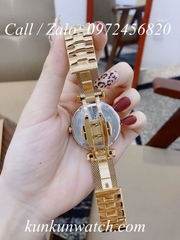 Đồng Hồ Nữ Versace Palazzo Empire Greca - Vàng Mặt Trắng - 37mm