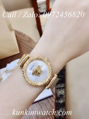 Đồng Hồ Nữ Versace Palazzo Empire Greca - Vàng Mặt Trắng - 37mm