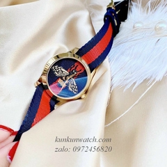 Đồng Hồ Nữ Unisex Gucci G-Timeless Le Marche Des Merveilles YA1264061 Hoạ Tiết Ong 38mm