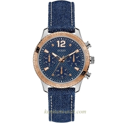 Đồng Hồ Nữ Guess W1057L1 Ba Mặt Số Phụ - Dây Vải - 38mm