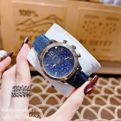 Đồng Hồ Nữ Guess W1057L1 Ba Mặt Số Phụ - Dây Vải - 38mm