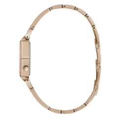 Đồng Hồ Nữ Guess Vanity GW0680L3 Đính Đá Dáng Lắc Tay Rose Gold Mặt Lục Giác 28mm