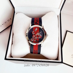 Đồng Hồ Nữ Unisex Gucci G-Timeless YA126493 Hoạ Tiết Rắn 38mm