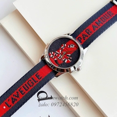 Đồng Hồ Nữ Unisex Gucci G-Timeless YA126493 Hoạ Tiết Rắn 38mm