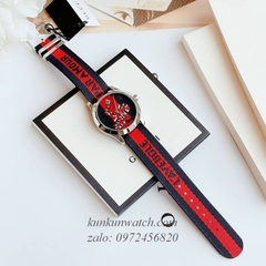 Đồng Hồ Nữ Unisex Gucci G-Timeless YA126493 Hoạ Tiết Rắn 38mm