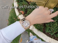 Đồng Hồ Nữ Royal Crown 4604 -  Dây Gắn Đá Vỏ Vàng - 36mm