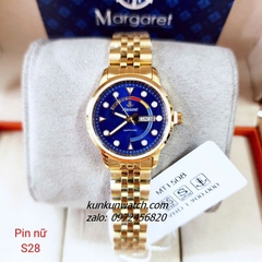 Đồng Hồ Nữ Margaret MT1508 Kính Sapphire Authentic 28mm