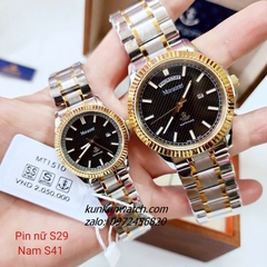 Đồng Hồ Cặp Đôi Nam Nữ Margaret MT1510 Kính Sapphire Authentic 29mm - 41mm