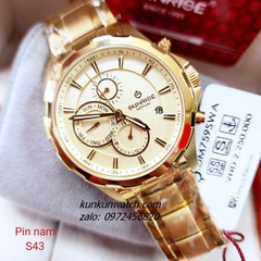 Đồng Hồ Nam Sunrise DM760SWA 6 Kim Kính Sapphire Authentic 43mm