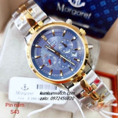 Đồng Hồ Nam Margaret MT2021 Kính Sapphire Authentic 43mm
