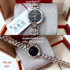 Đồng Hồ Lắc Tay Nữ Sunrise 9977SA Authentic 26mm