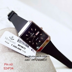 Đồng Hồ Nữ Margaret MT9872 Kính Sapphire Authentic Dây SIlicone 24x34mm