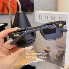 Kính Mát Nam Lacoste LC69072 Gọng Nhựa Nâu, Fom Vuông Thời Trang Cao Cấp - Tròng Chống Tia UV