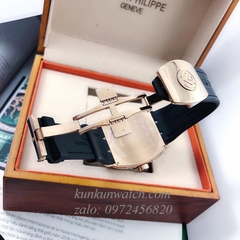 Đồng Hồ Nam Franck Muller Geneve V45 Automatic Lịch Ngày Phá Cách Dây Đen 45mm x 54mm