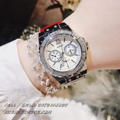 Đồng Hồ Nữ Guess W0775L11 - Đính Pha Lê Phá Cách - Dây Da - 38mm