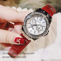 Đồng Hồ Nữ Guess W0775L11 - Đính Pha Lê Phá Cách - Dây Da - 38mm