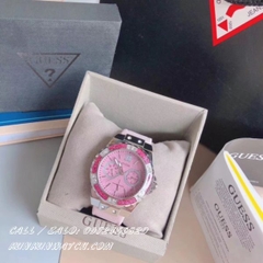 Đồng Hồ Nữ Guess W0775L15 - Đính Pha Lê Phá Cách - Dây Da - 39mm