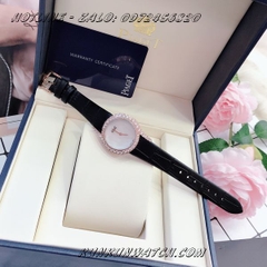 Đồng Hồ Nữ Piaget PGND033 - Dây Da Đen Vỏ Bạc  - 32mm