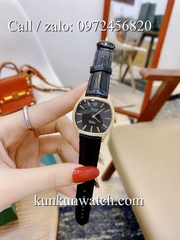 Đồng Hồ Nữ Rolex RLND021 - Dây Đen Mặt Đen - 33mm