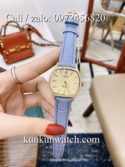 Đồng Hồ Nữ Rolex RLND025 - Dây Da Xanh Lam - 33mm