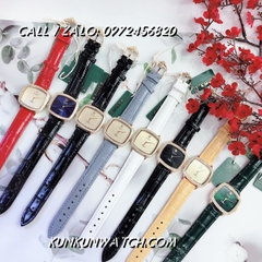 Đồng Hồ Nữ Rolex RLND017 - Dây Xanh Dương Mặt Vàng - 34mm