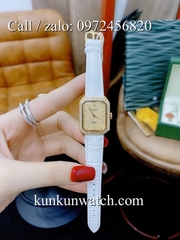 Đồng Hồ Nữ Rolex RLND035 - Dây Da Trắng - 18 x 26mm