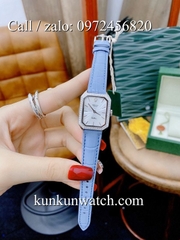 Đồng Hồ Nữ Rolex RLND0391 - Dây Da Xanh Lơ -18 x 26mm