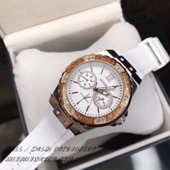 Đồng Hồ Nữ Guess W1053L2 - Kiểu Dáng Hublot - Dây Cao Su - 39mm