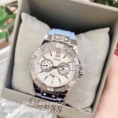 Đồng Hồ Nữ Guess W1053L5 - Kiểu Dáng Hublot - Dây Cao Su - 39mm