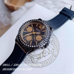 Đồng Hồ Nữ Guess W0846L1 - Kiểu Dáng Hublot  - Dây Cao Su - 39mm