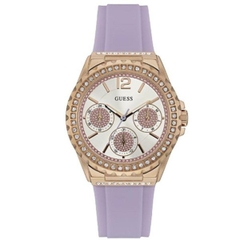 Đồng Hồ Nữ Guess W0846L6 - Kiểu Dáng Hublot  - Dây Cao Su - 39mm