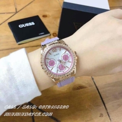 Đồng Hồ Nữ Guess W0846L6 - Kiểu Dáng Hublot  - Dây Cao Su - 39mm