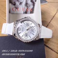 Đồng Hồ Nữ Guess W0846L8 - Kiểu Dáng Hublot  - Dây Cao Su - 39mm
