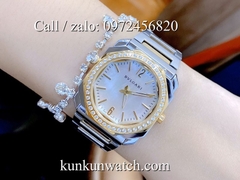 Đồng Hồ Nữ Bvlgari Lvcea BGRNT035 - Dây Kim Loại ( Demi Mặt Trắng )  - 35mm