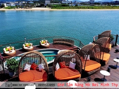 Ghế tắm nắng hồ bơi Minh Thy  thiết kế hiện đại chất lượng cao
