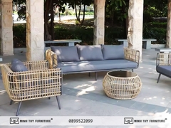 Sofa giả mây bền – giải pháp tối ưu cho dự án café, resort, nhà hàng | Minh Thy Furniture