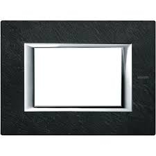 Axolute Bticino - Legrand -MẶT CHE 6M BRUSHED TITANIUM – HA4806NX