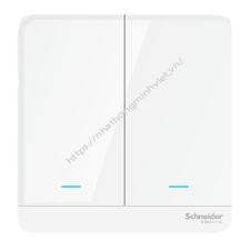 Công tắc Visa Zigbee Schneider 2 nút E8332SRY800ZB