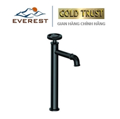 Vòi lababo lạnh cao bằng đồng đen EV-SĐ11