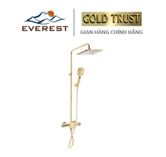 Sen Tắm Bát Sen Vuông Mạ Vàng EVEREST EV-MV08