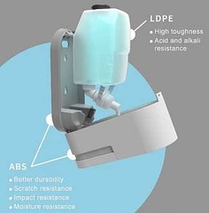 Hộp Nhấn Xà Phòng - ATMOR - Made in Taiwan - Model : DH-1000W-L