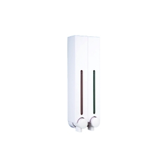 Hộp nhấn xà phòng 2 hộc nhựa ABS ATMOR Model: DH-700-2W