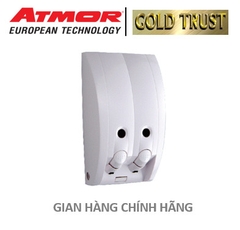Hộp nhấn xà phòng 2 hộc nhựa ABS ATMOR model: DH-200-2
