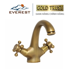 Vòi lavabo nóng lạnh bằng đồng EV-2012