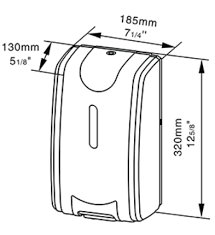 Máy xà phòng cảm ứng tự động ATMOR Model: AT-210S