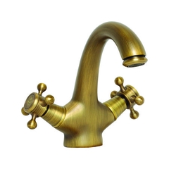 Vòi lavabo nóng lạnh bằng đồng EV-2012